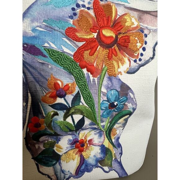 Brighton Purse Butterfly Print W/ Embroidery In Design “Never Hide Your Wings” - Picture 3 of 16